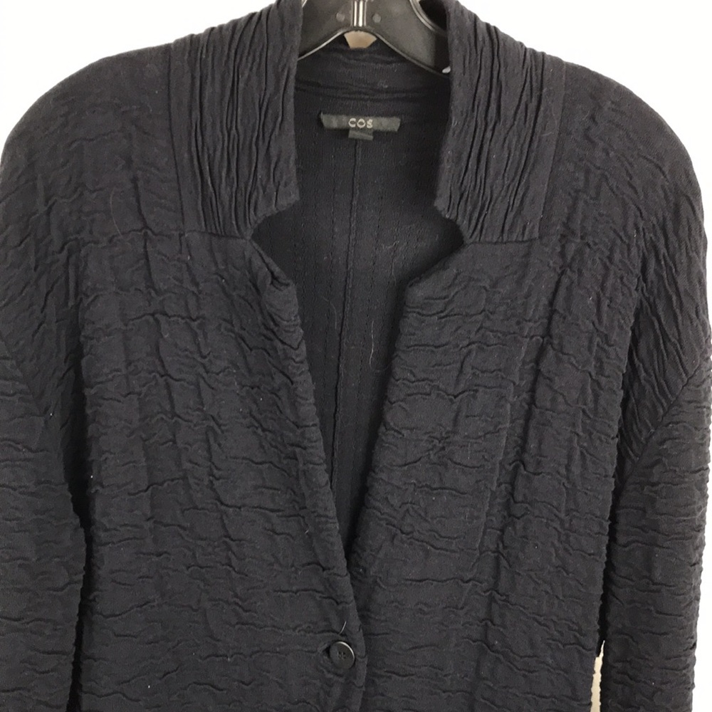 Cos xs textured longline blazer/coat